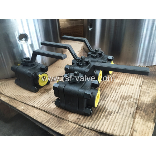 Forged Steel 3pcs Body Class800 Floating Ball Valve
